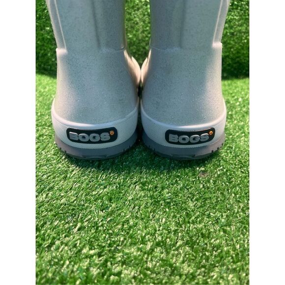 BOGS Kids' Rainboots Glitter Waterproof Gray Boots little Kids Sz 13 - Picture 6 of 10